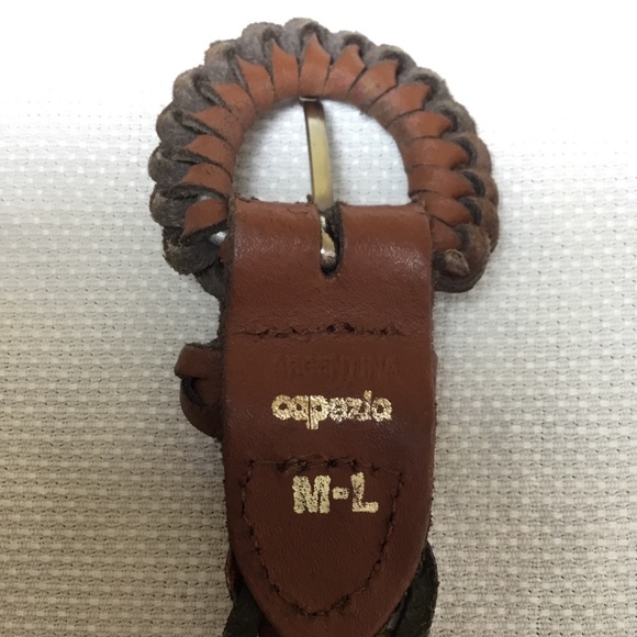 Vintage Capezio Braided Rainbow Belt Size Medium 38” - Picture 3 of 4